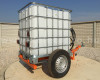 Irrigation trailer for Japanese compact tractors, Komondor SOP-1000 (3)